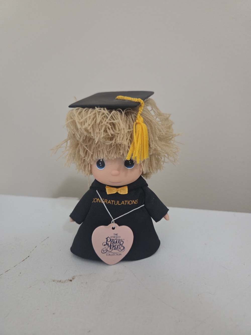 Vintage 1988 Precious Moments Hi Babies ENESCO Congratulations Graduation Doll